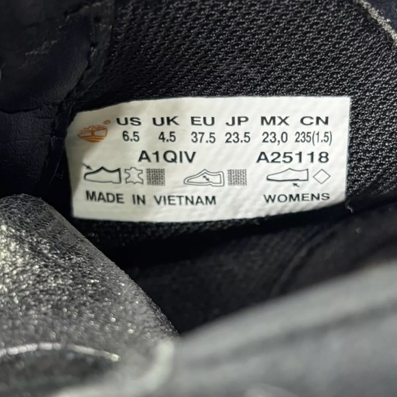 Timberland Black High-Top Sneakers - Picture 8 of 12